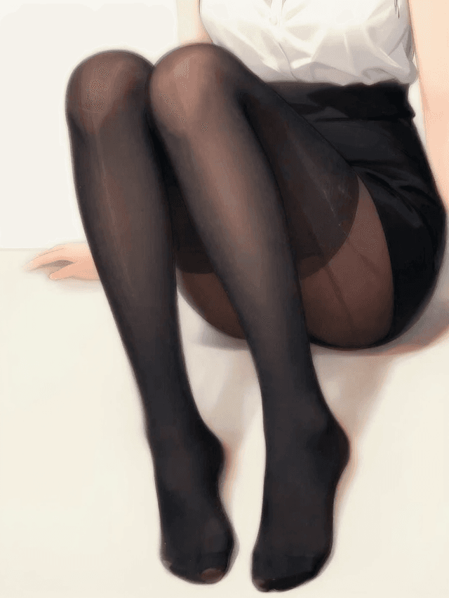 太ももフェチ　あなたは黒タイツ派