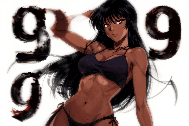 カワイイ黒ギャルが無駄に筋肉アピールしながらM男を責め続けるエロ動画