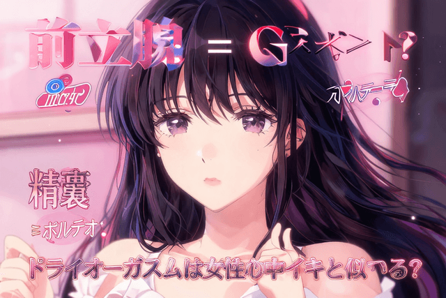 【前立腺】=Gスポット?【精嚢】=ポルチオ?ドライオーガズムは女性の中イキと似ている?!