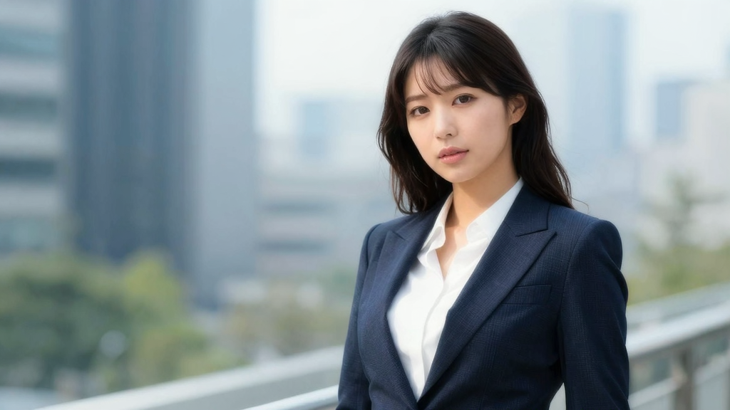 美人OLのポートレート