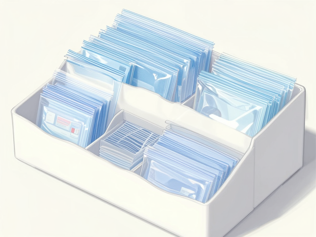 グッズの素材別保管と清潔な管理体制