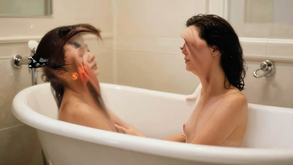 バスルームでの親密なシーン