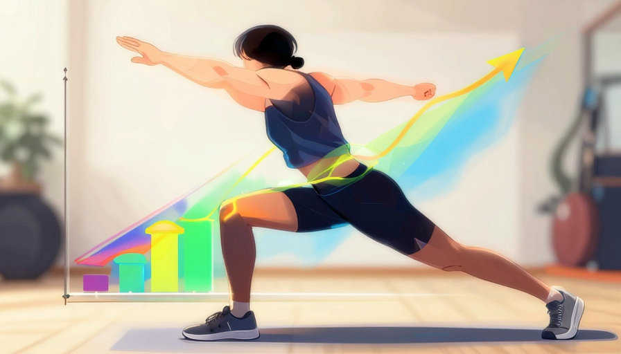 12週間トレーニングの進捗イメージ——感度の変化グラフ