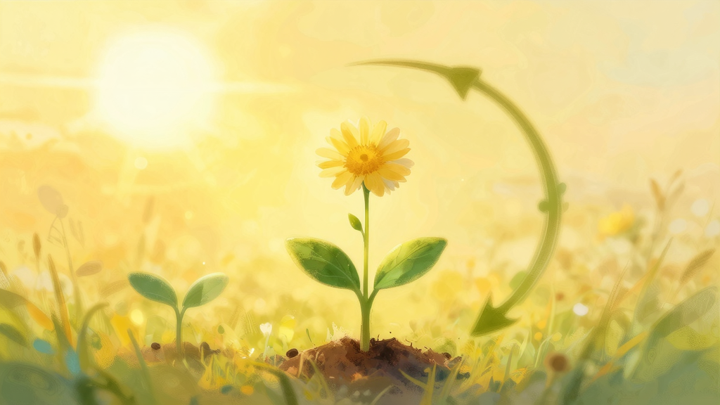 継続で感度が育つイメージ