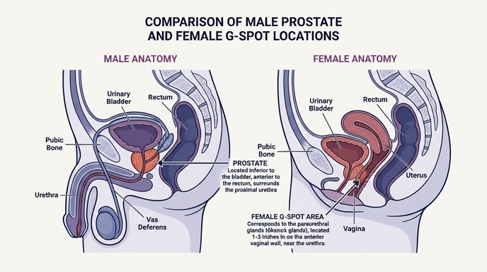 前立腺とGスポットの類似構造