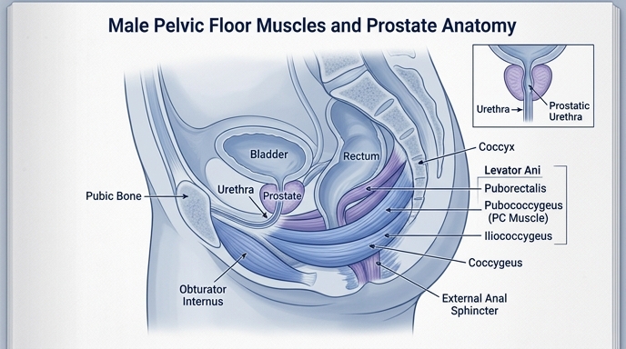 骨盤底筋と前立腺の関係