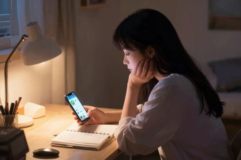 ソロプレイの没入感を自己観察しているようなシーン——自分の快楽を研究する感覚