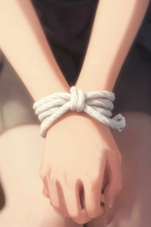 緊縛ロープ——4種類の素材を並べたイメージ、麻の質感と綿の柔らかさの対比