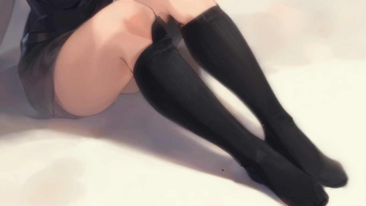 絶対領域の視覚的インパクトのイメージ