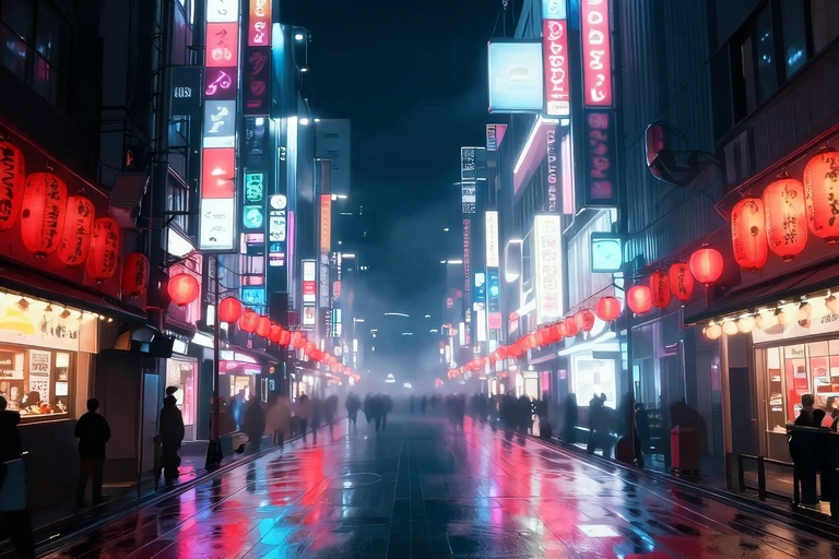 ネオンが灯る夜の歌舞伎町。