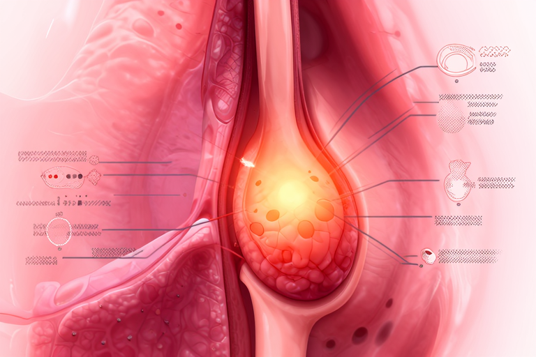 前立腺の解剖学的位置と機能イメージ
