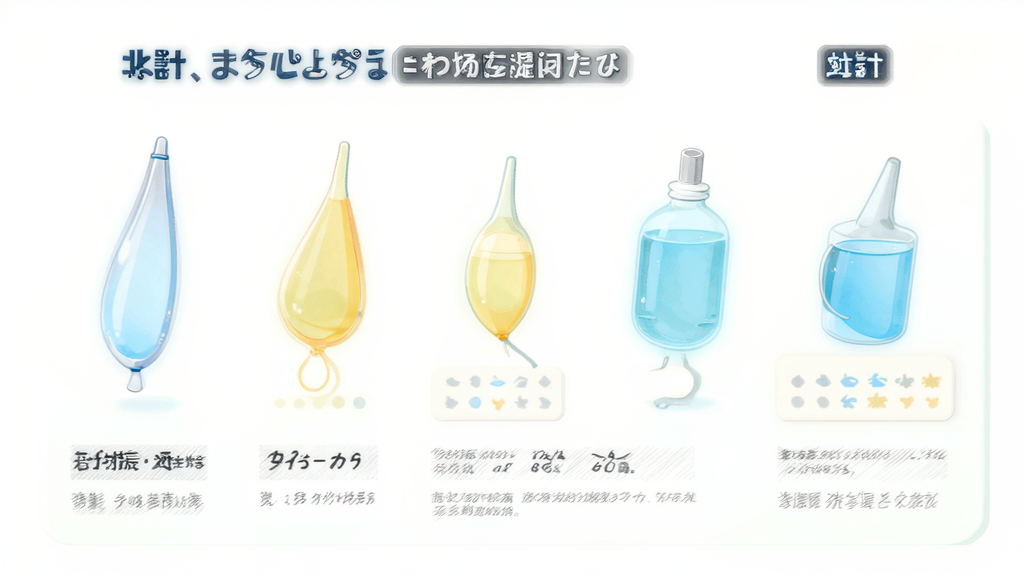 浣腸の種類と安全な使用量の目安
