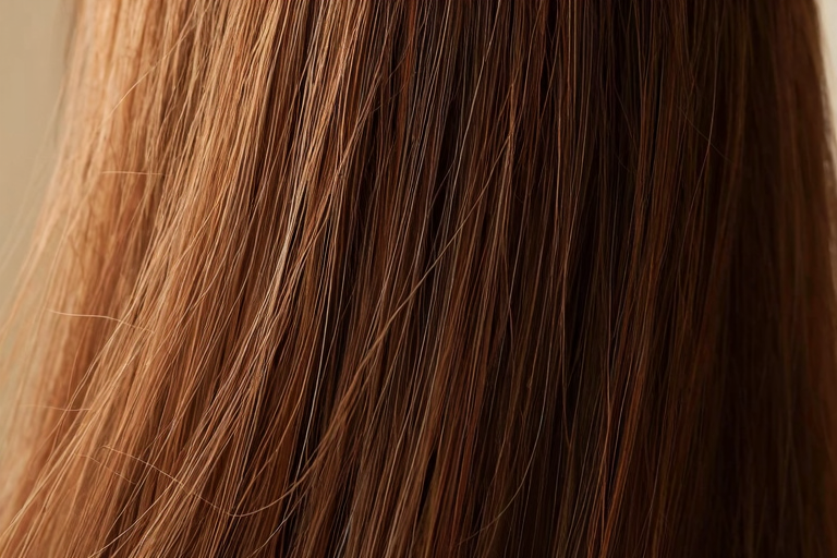 美しい女性の髪の質感と触覚フェティシズム